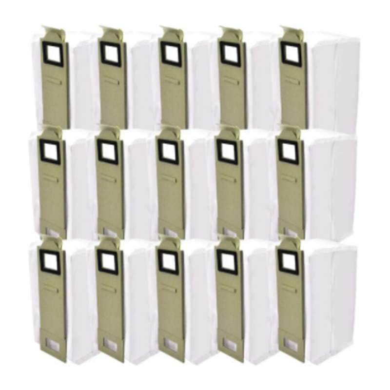 15pcs for Roborock S7 T7s Plus 1.8l Dust Bag Dirty Bags Spare Parts