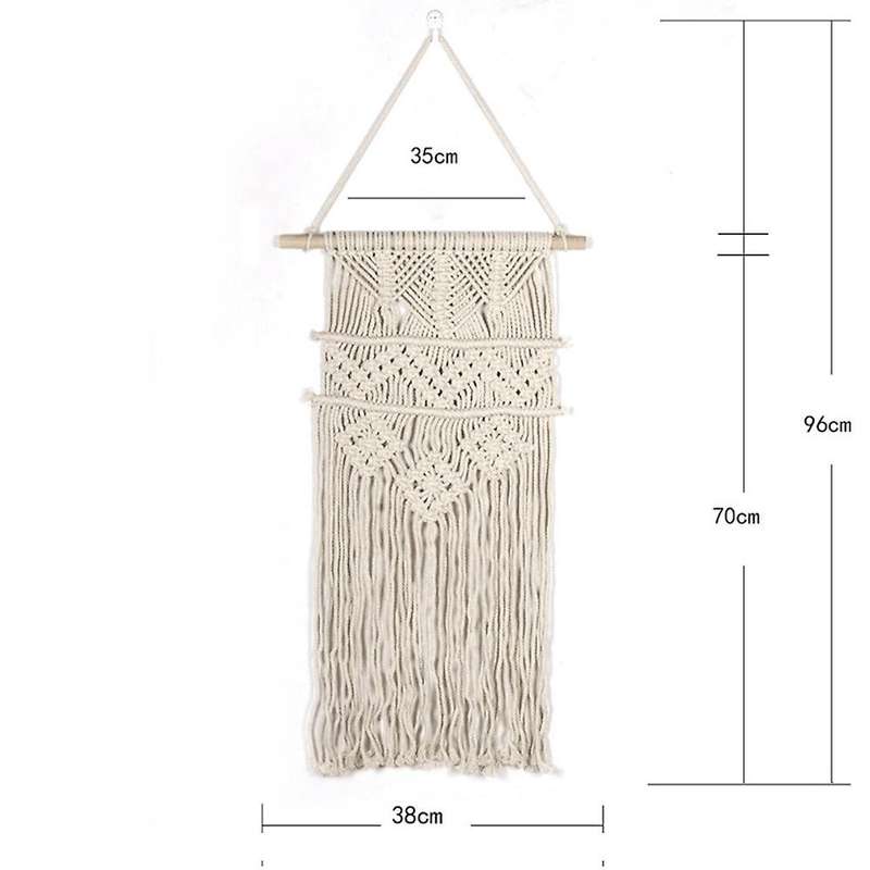 Macrame Woven Wall Hanging Boho Home Chic Decor, Beautiful Apartment