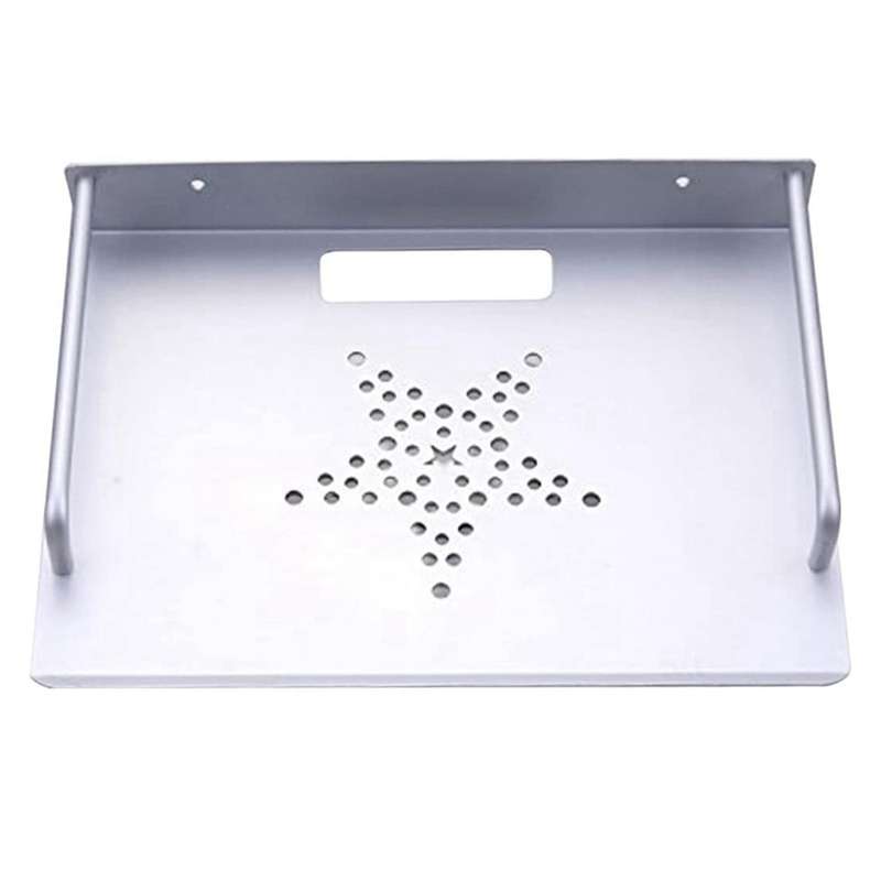 2x Wall Mount Storage Tv Box Router Shelf Set-top Box Bracket Holder