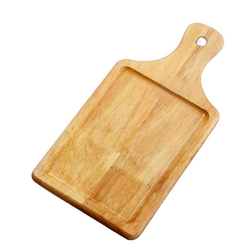 Wooden Pizza Board Solid Wood Chopping Board Dishes Plate Tableware