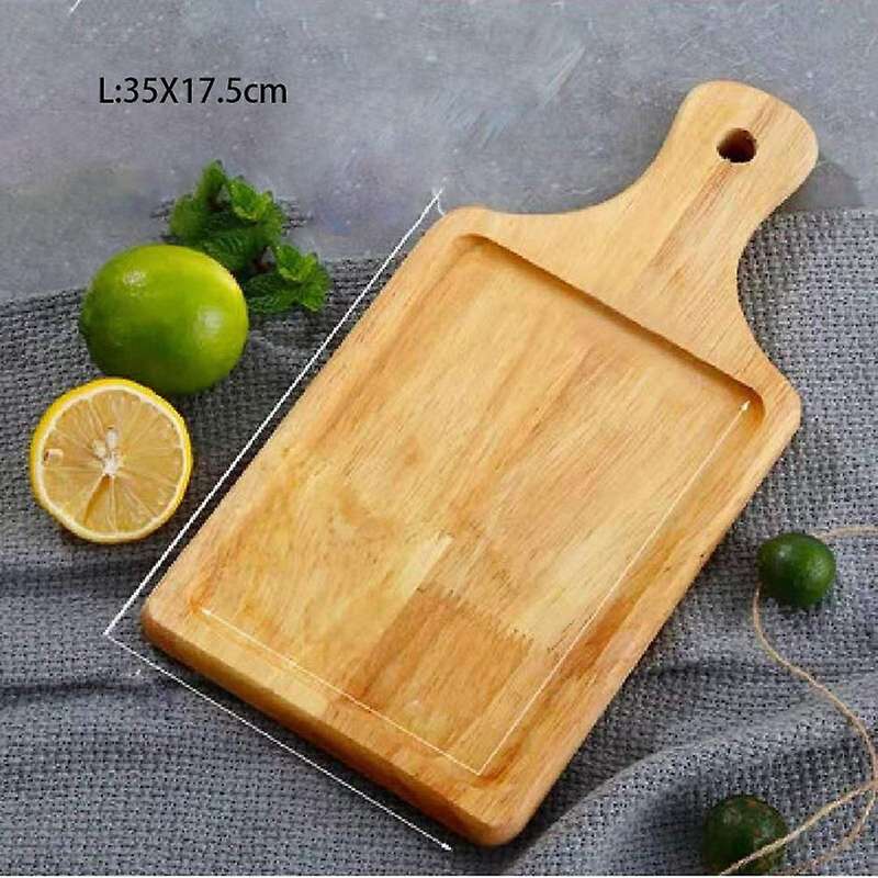 Wooden Pizza Board Solid Wood Chopping Board Dishes Plate Tableware