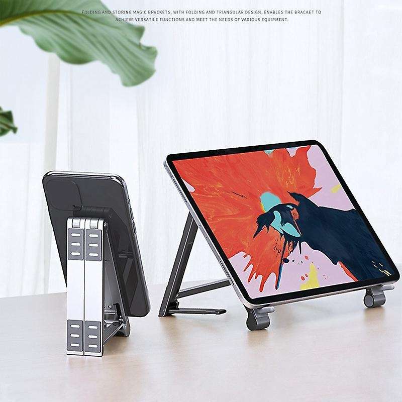 Oatsbasf Notebook Laptop Holder Riser, Desktop Laptop Cooler (gray)