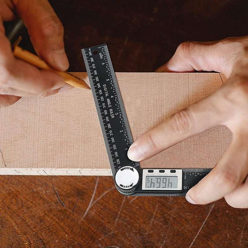 2pc Digital Angle Finder Protractor 2 In 1 Angle Finder Protractors