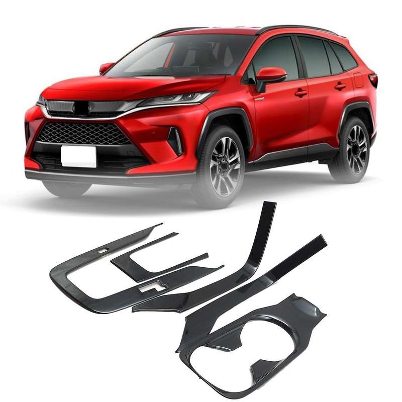 Car Gear Shift Water Cup Holder Frame Panel Trim Cover