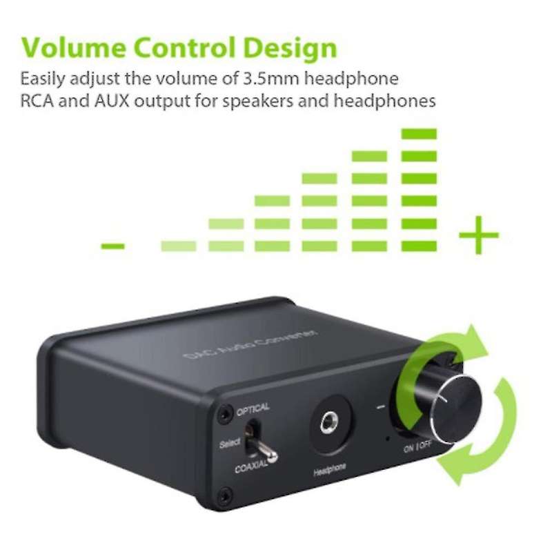 192khz Dac Converter Support Optical Coaxial Switcher Digital