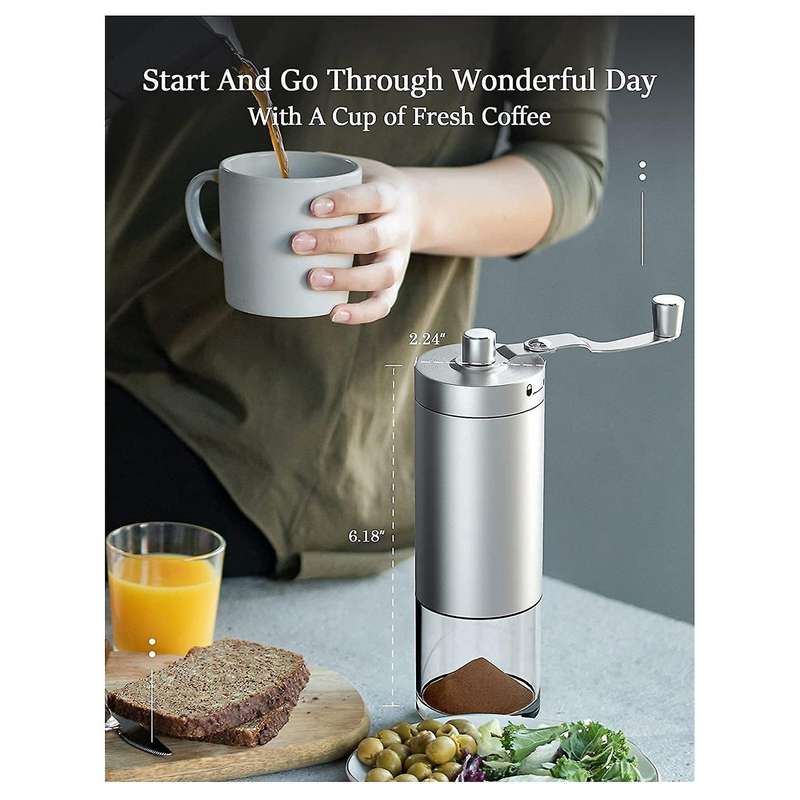 Manual Coffee Grinder, Coffee Bean Grinder for Office Home Traveling
