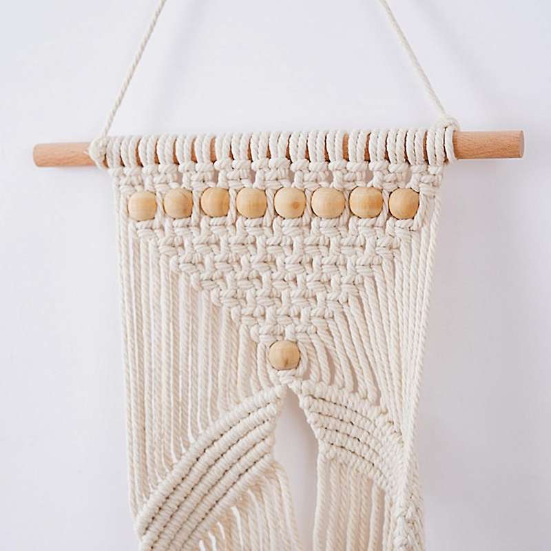 Hand-woven Tapestry for Flower Pot Pendant Dried Flower Net Bag Home