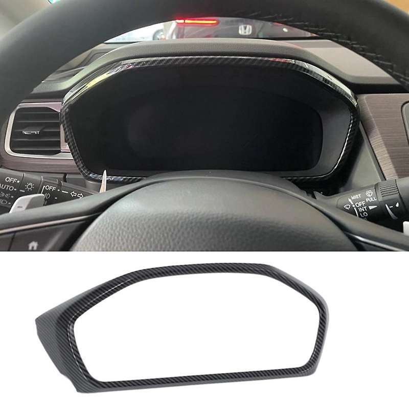 Carbon Fiber Car Dashboard Instrument Frame Cover Sticker Decoration