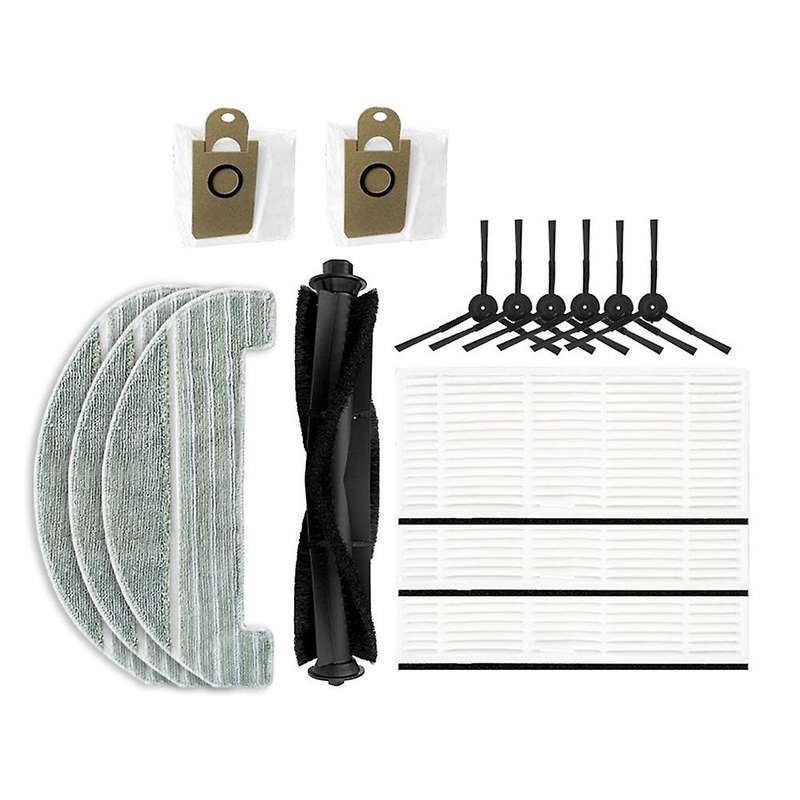 Roller Brush Side Brush Hepa Mops Robot Vacuum for Proscenic M8 Pro