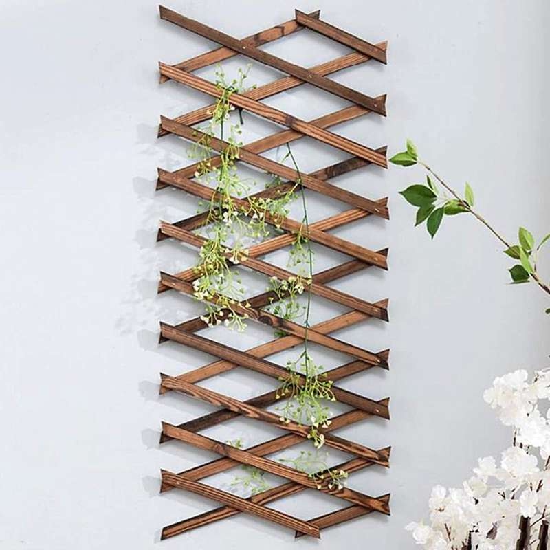Expanding Wooden Garden Wall Fence Panel Plant Climb Trellis A