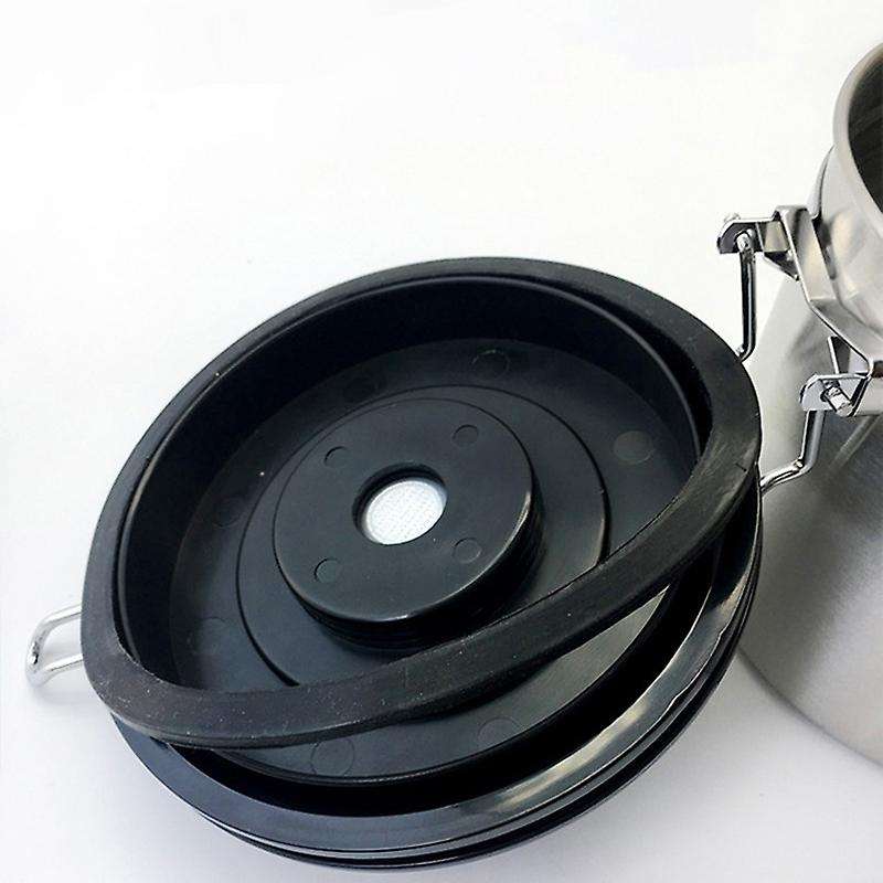 Coffee Canister Scoop Airtight Stainless Steel Storage Canister Set