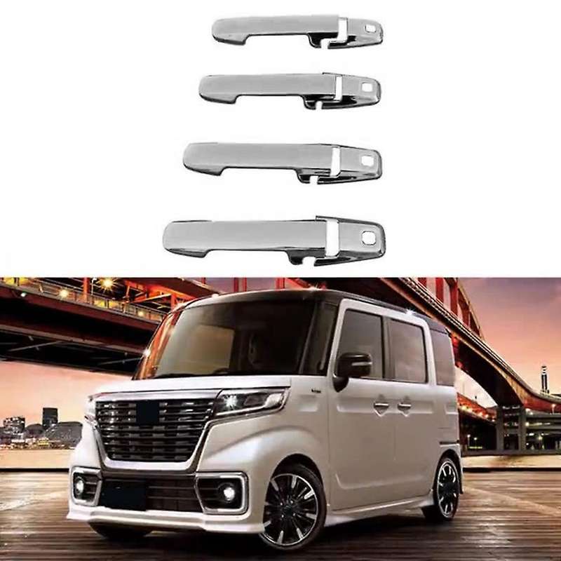 For 2021 2022 Suzuki Spacia Car Door Handle Cover Protector Chrome