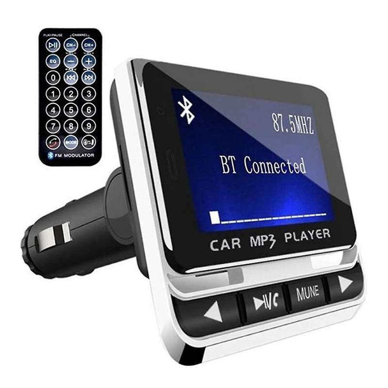 Fm12b 1.44 Inch Lcd Screen Bluetooth Car Mp3 Player Fm Transmitter