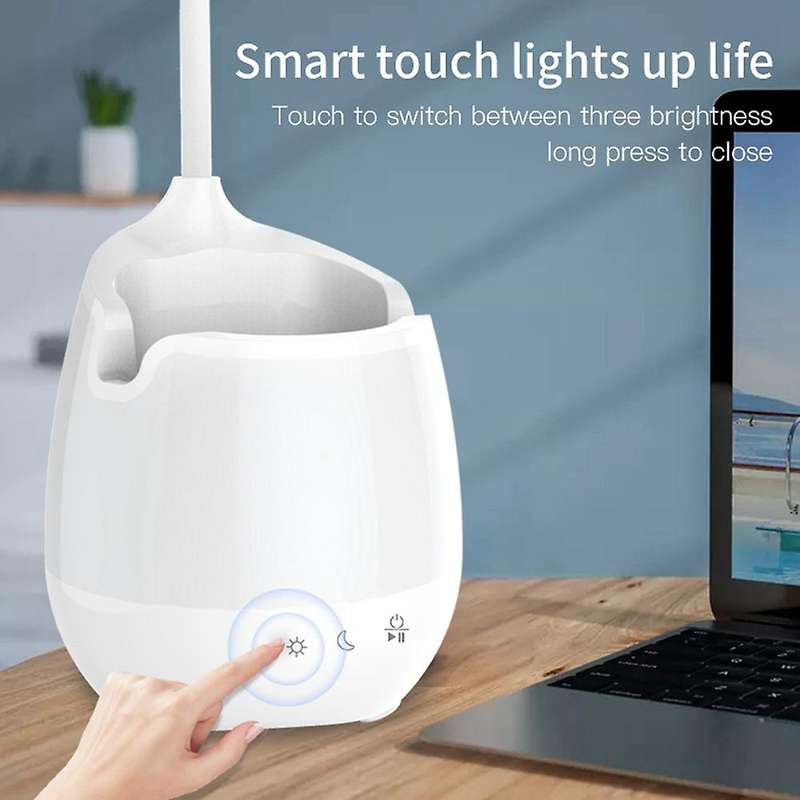 Rechargeable Bluetooth Audio Rgb Colorful Desk Light for Home Office