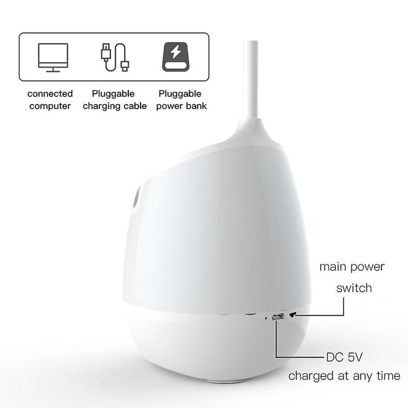 Rechargeable Bluetooth Audio Rgb Colorful Desk Light for Home Office
