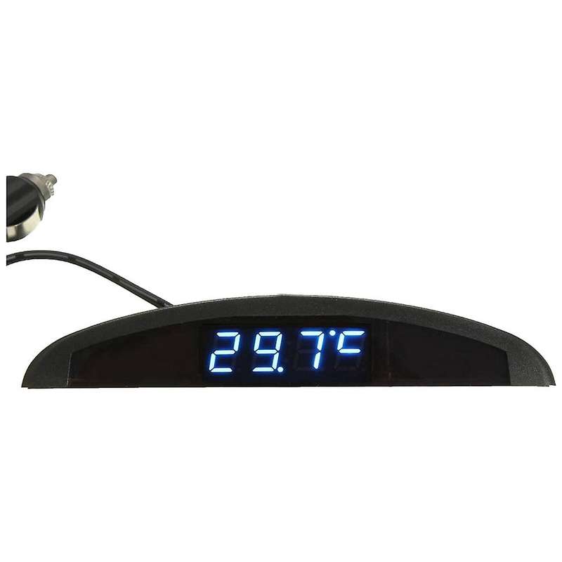 3-in-1 Car 12v Digital Led Voltmeter Voltage Temperature W