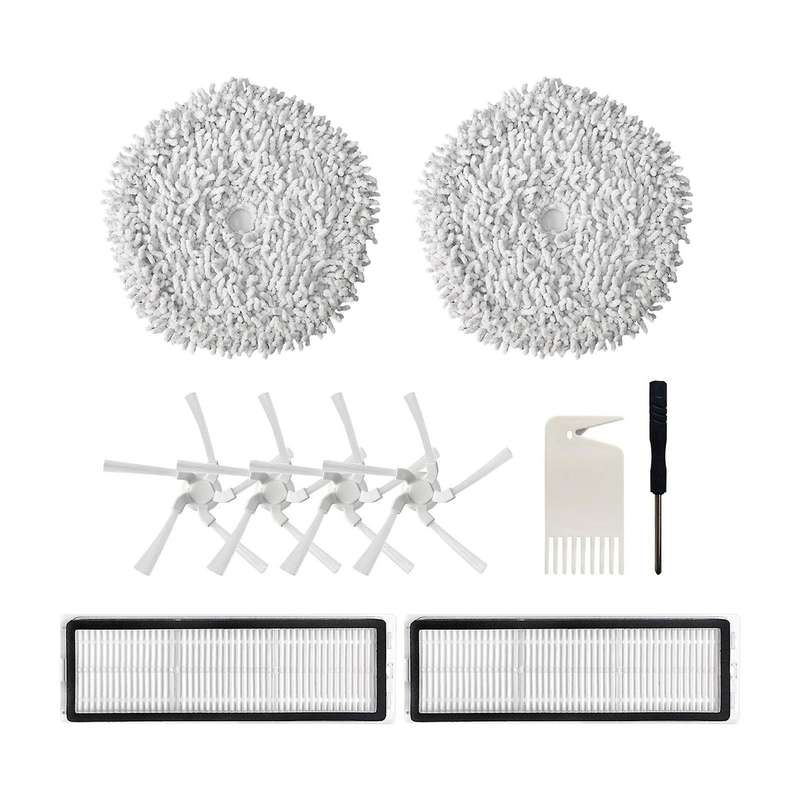 Robot Vacuum Cleaner Washable Hepa Filter Side Brush Mop Cloth