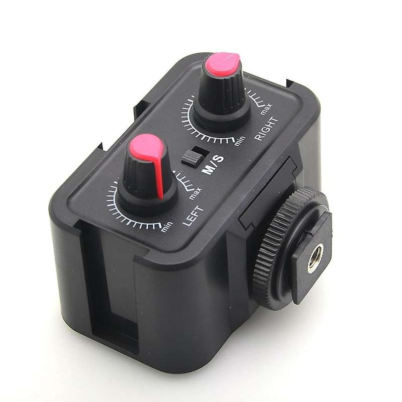 Ws-v2 Audio Mixer Adapter & Cold Shoe Mounting Hub 3.5mm Stereo