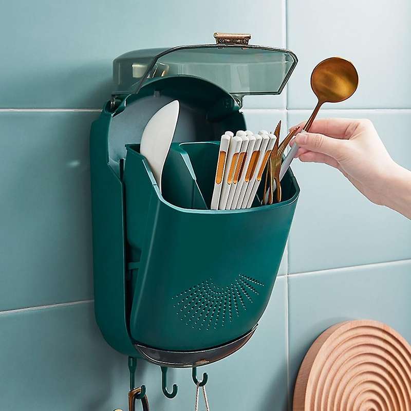 Kitchen Storage Holder Spoon Fork Chopstick Tableware Organizer A
