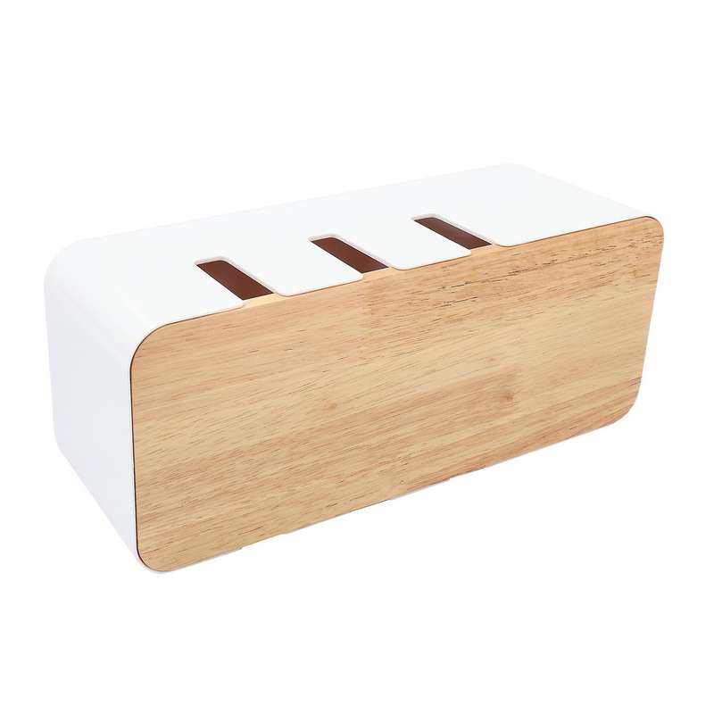 Cable Organizer Box Hard Plastic Desk Cable Management Box