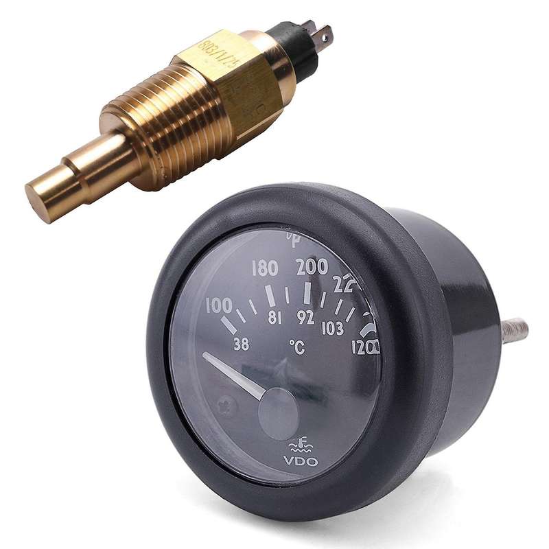 Vdo Water Gauge Electromagnetic Water Temperature Gauge 24v