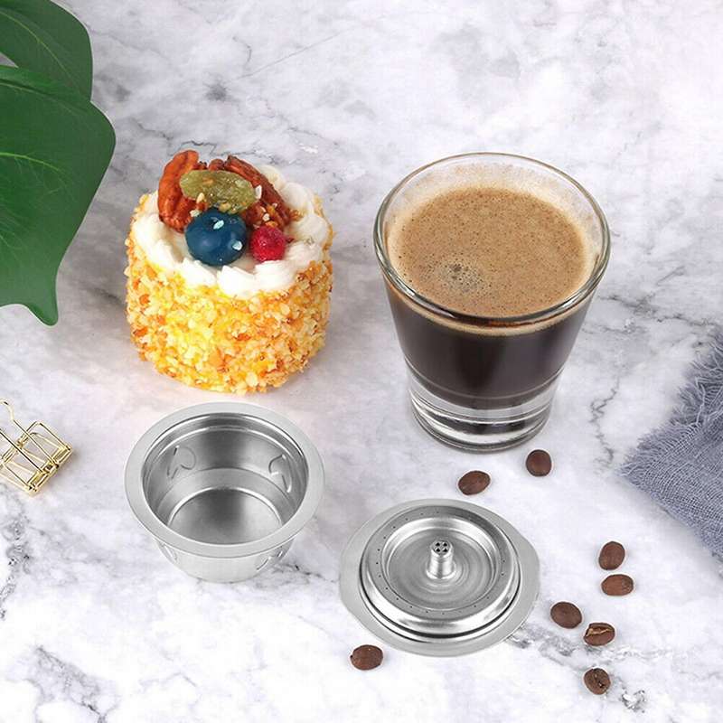 230ml Stainless Steel Coffee Capsule Filter Cup for Vertuo Plus