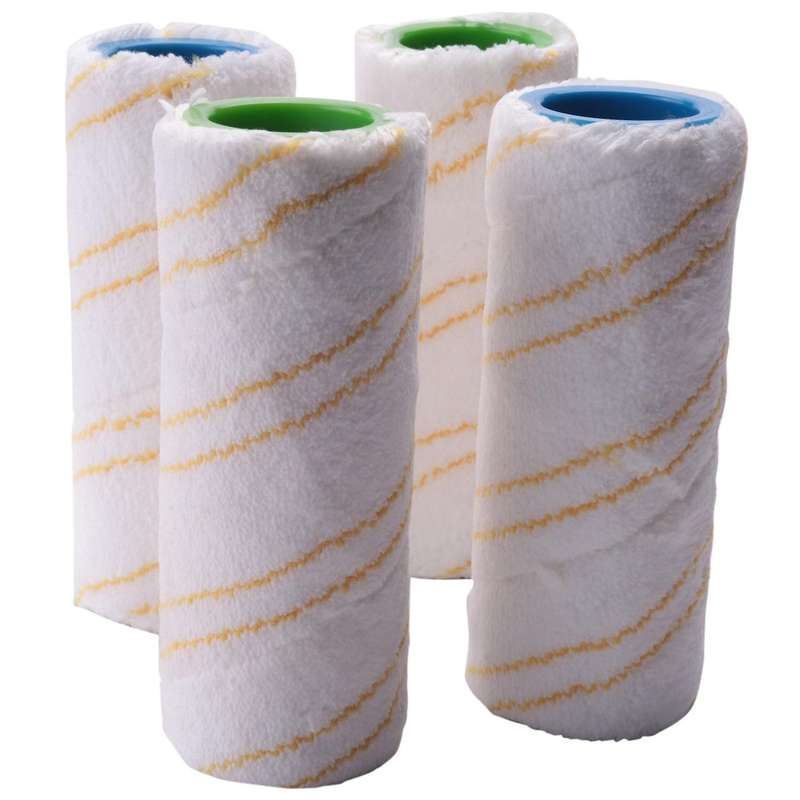4 Pieces Set Of Rollers for Karcher Fc5 Fc7 Fc3 Fc3d Cleaner 2 Yellow