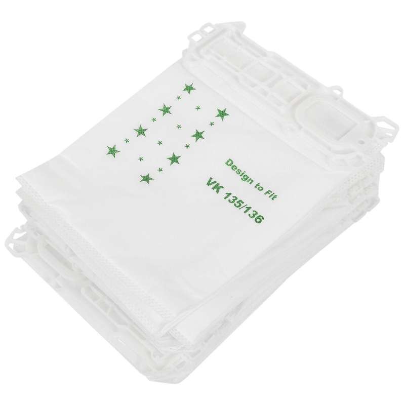 Fit for Vorwerk Vk135 Vk136 10 Dust Bags+2 Fresheners