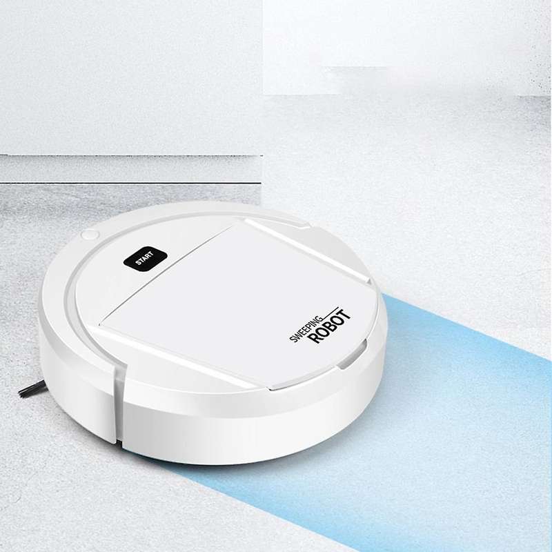 Robot Vacuum Cleaner Intelligent Silent Sweeping and Dragging,white