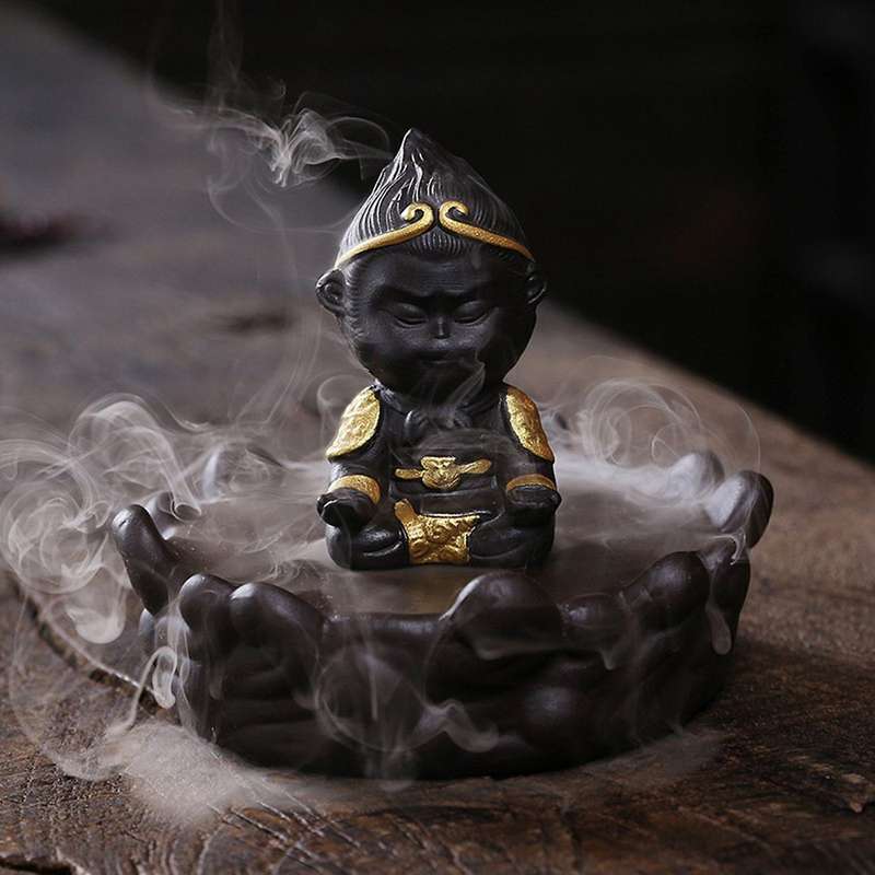 Ceramic Backflow Incense Burner Office Ornaments Home Decoration