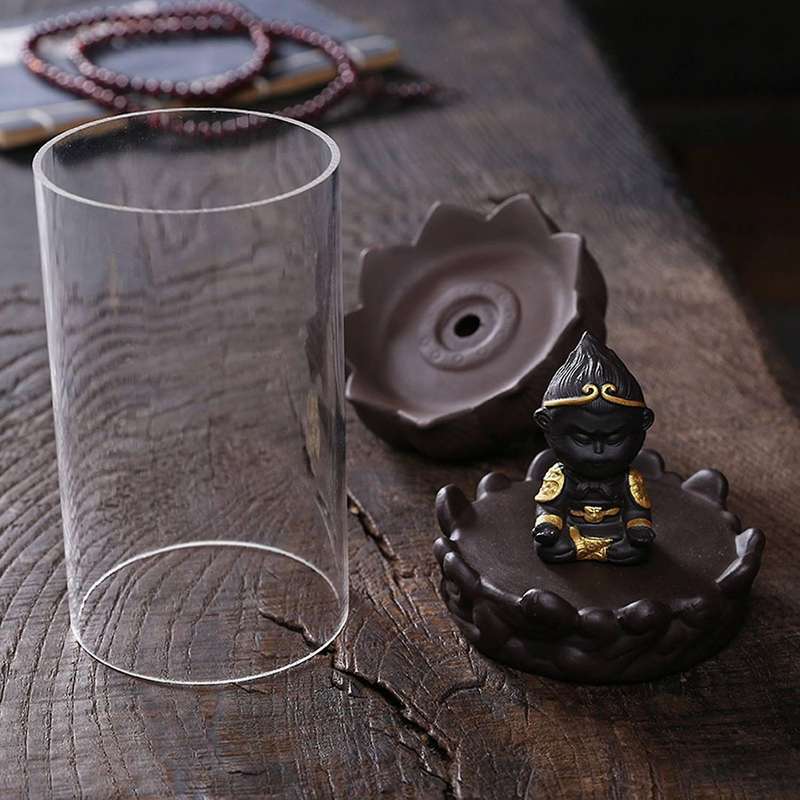 Ceramic Backflow Incense Burner Office Ornaments Home Decoration