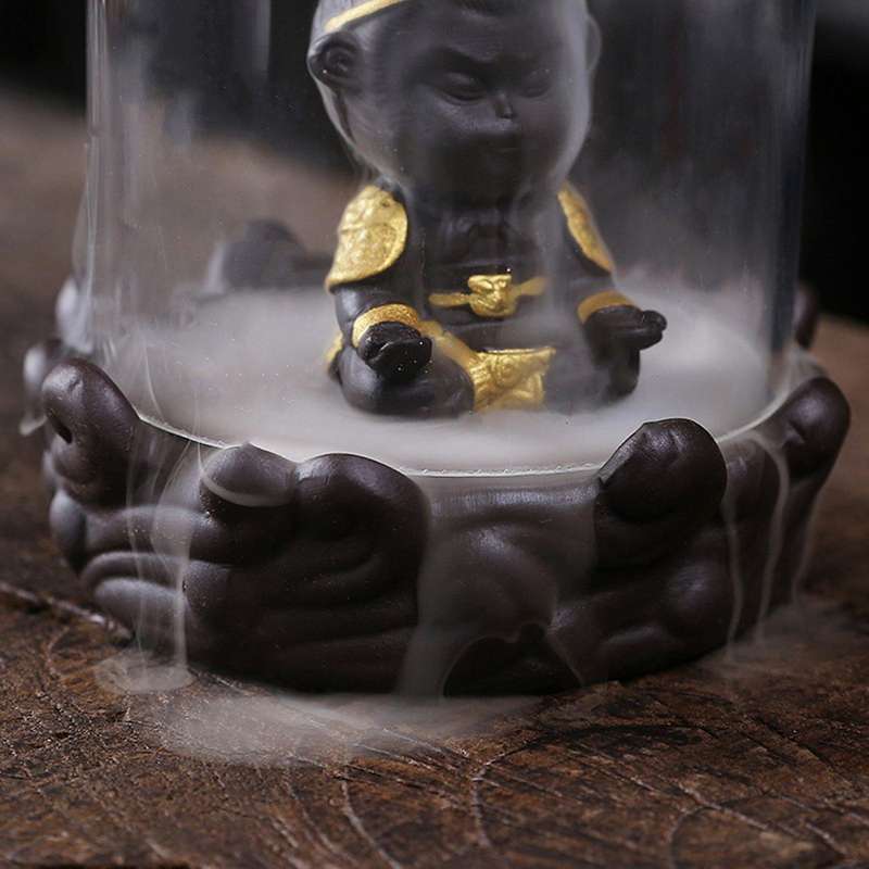 Ceramic Backflow Incense Burner Office Ornaments Home Decoration