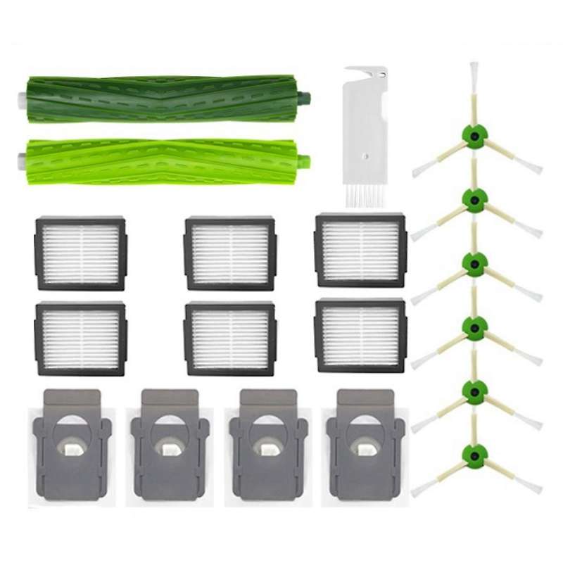 19pcs for Irobot Roomba J7 J7+ I7 I7+ Main Side Brush Filter Dust Bag