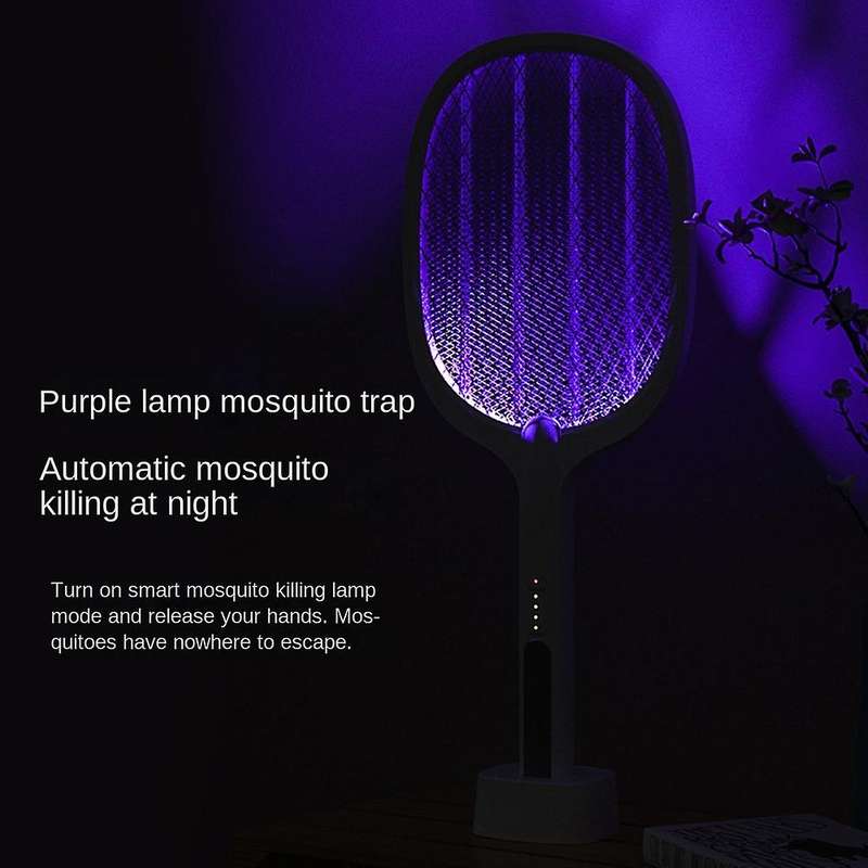 3000v Fly Swatters Usb Mosquito Lamp Mosquito Trap Racket Household