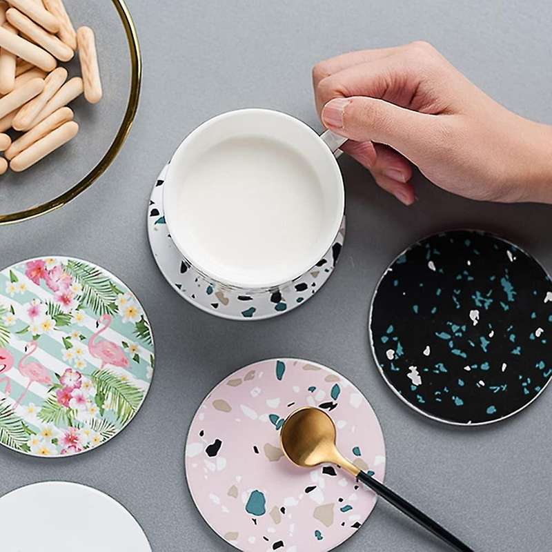 50 Pcs Sublimation Blanks Cup Coasters Sublimation Car Coasters