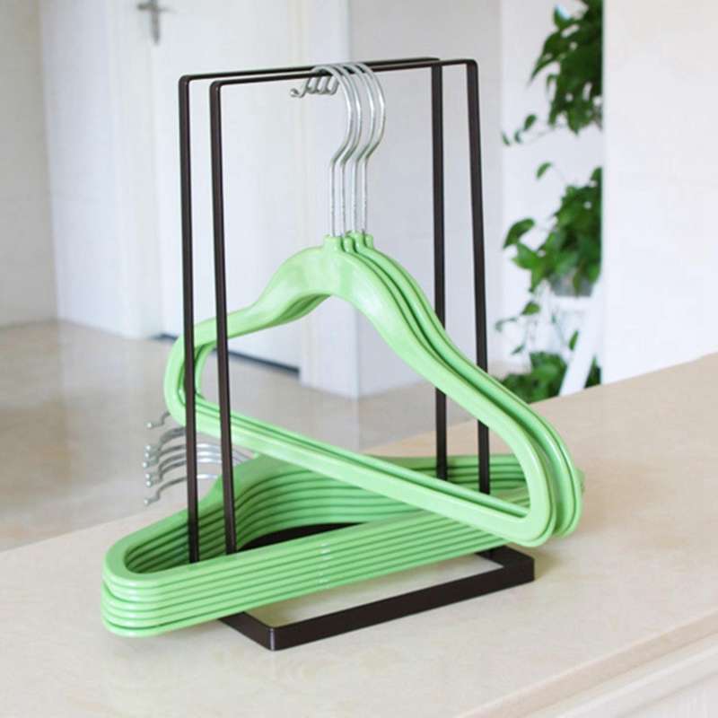 2x Hanger Storage Organizer, Hanger Stacker Rack for Laundry Closet