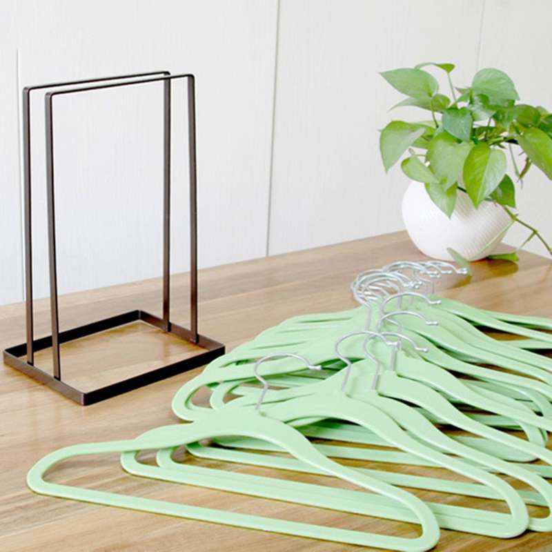 2x Hanger Storage Organizer, Hanger Stacker Rack for Laundry Closet
