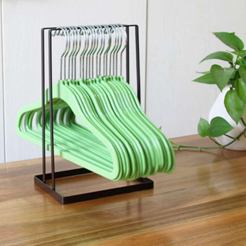 2x Hanger Storage Organizer, Hanger Stacker Rack for Laundry Closet