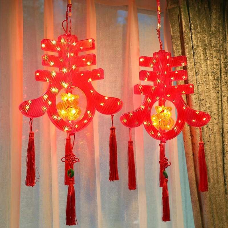 Chinese New Year Usb Lantern Light Happy New Year Led Interface