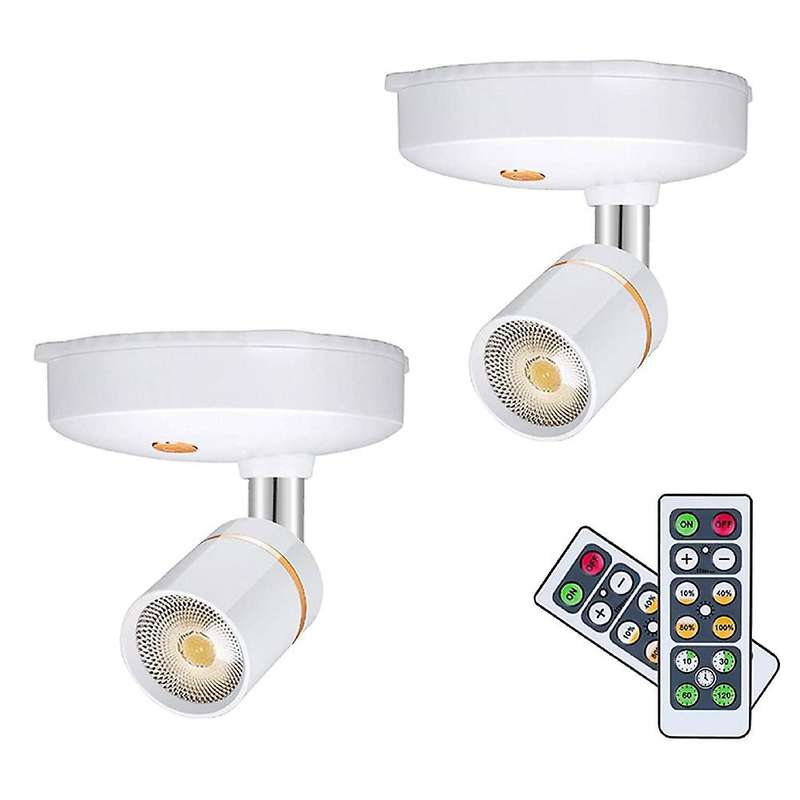 Wireless Spot Lights Battery Operated Rotatable Wall Light(2 Pack)