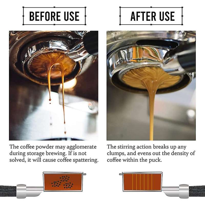 Espresso Coffee Stirrer, for Distribution, Needle Type Distributor, B
