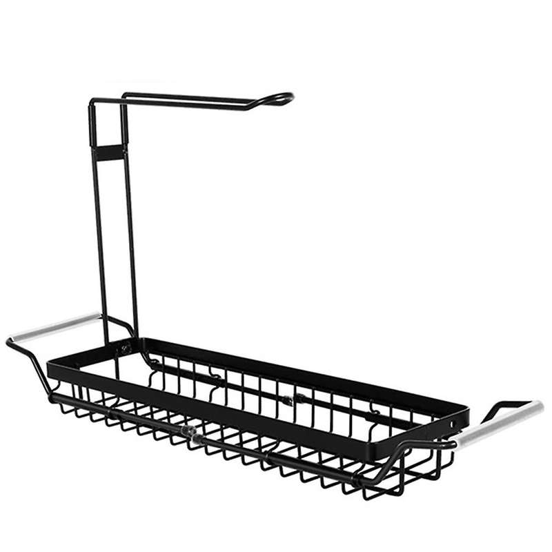 Sponge Holder for Kitchen Sink, Expandable (16.7-21.2inch) Sink Caddy