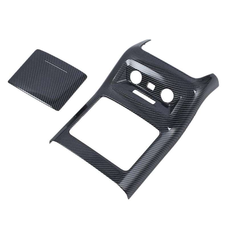 Car Accessories Carbon Fiber Abs Car Rear Air Outlet Vent Cover Trim