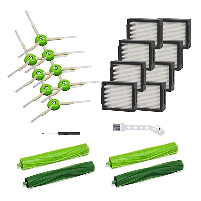 Hepa Filter Brush Roll Side Brush for Irobot Roomba I7 E5 E6 Series