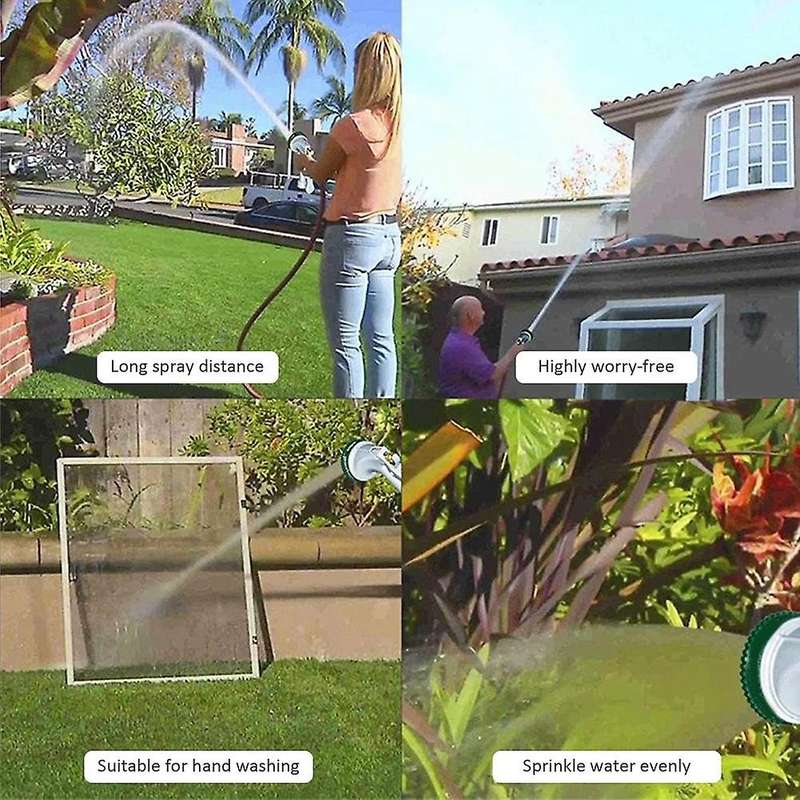 Garden Watering Nozzle Heavy Duty Metal Car Washer Hose Spray Bottle