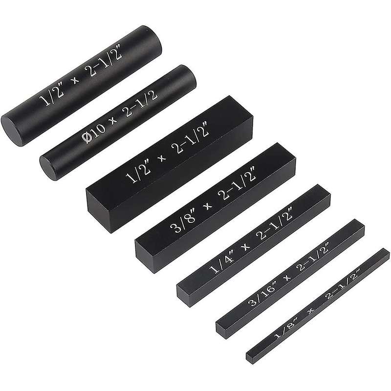 7pcs Aluminum Setup Bars for Router and Table Saw Woodworking Set Up