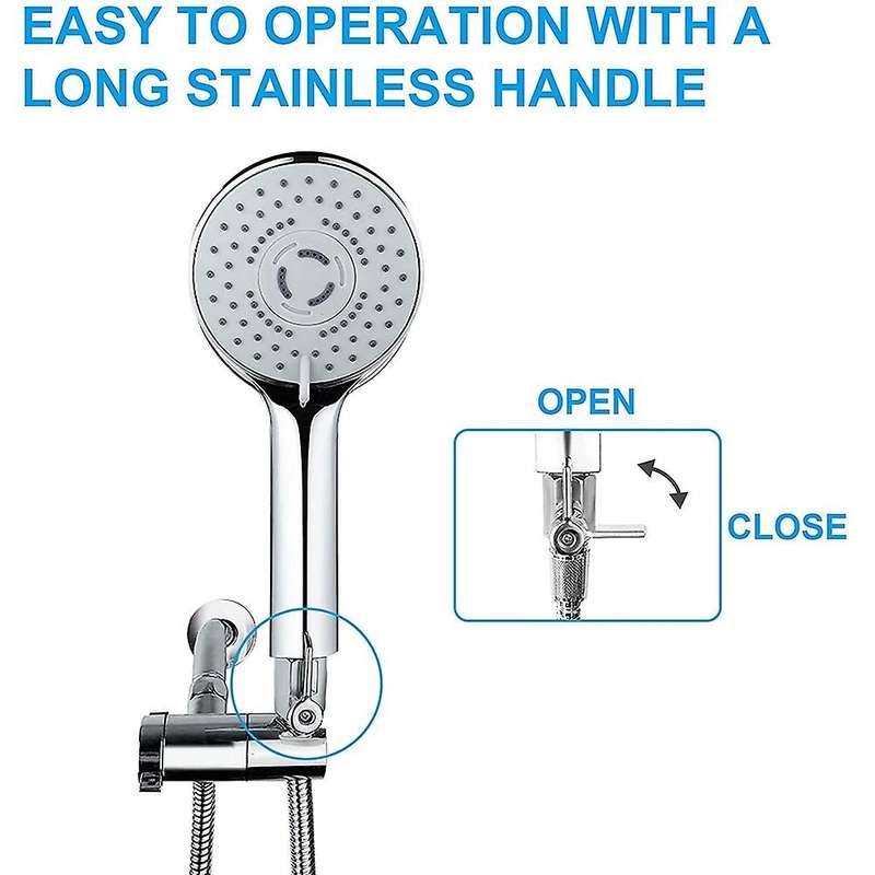 Shower Head Shut Off Valve,304 Stainless Steel Mini Ball Valve,2 Pack