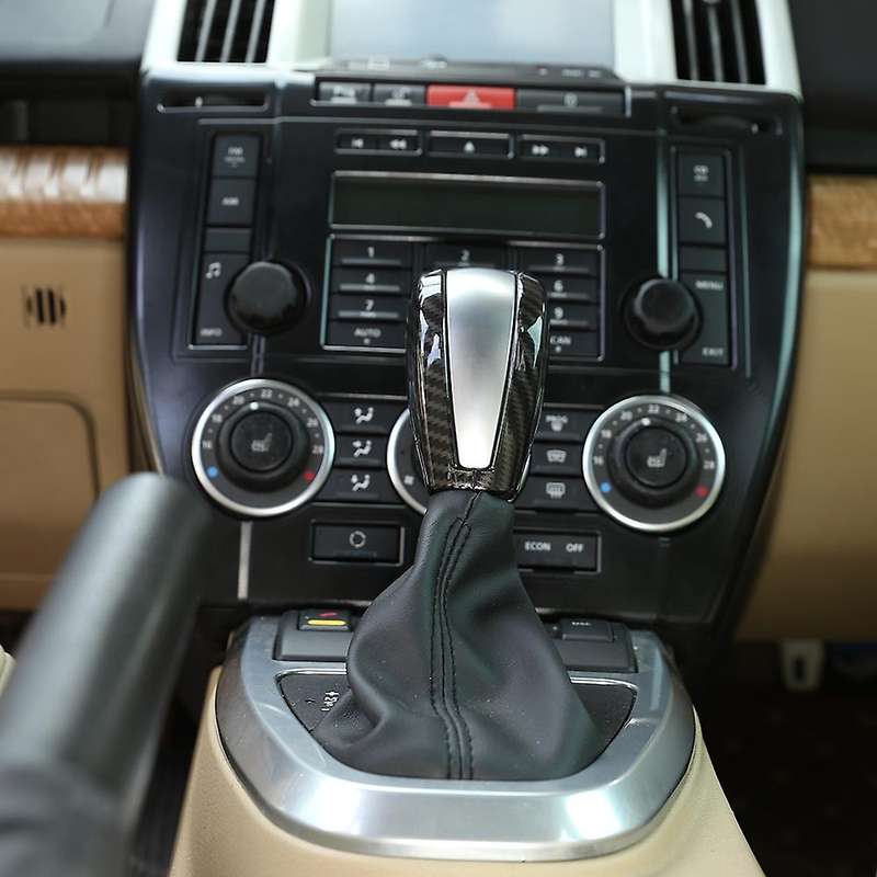 Car Gear Shift Knob Head Cover Trim Sticker(carbon )