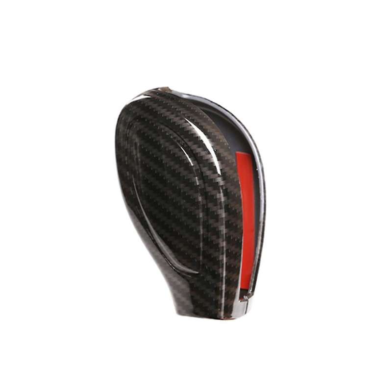 Car Gear Shift Knob Head Cover Trim Sticker(carbon )