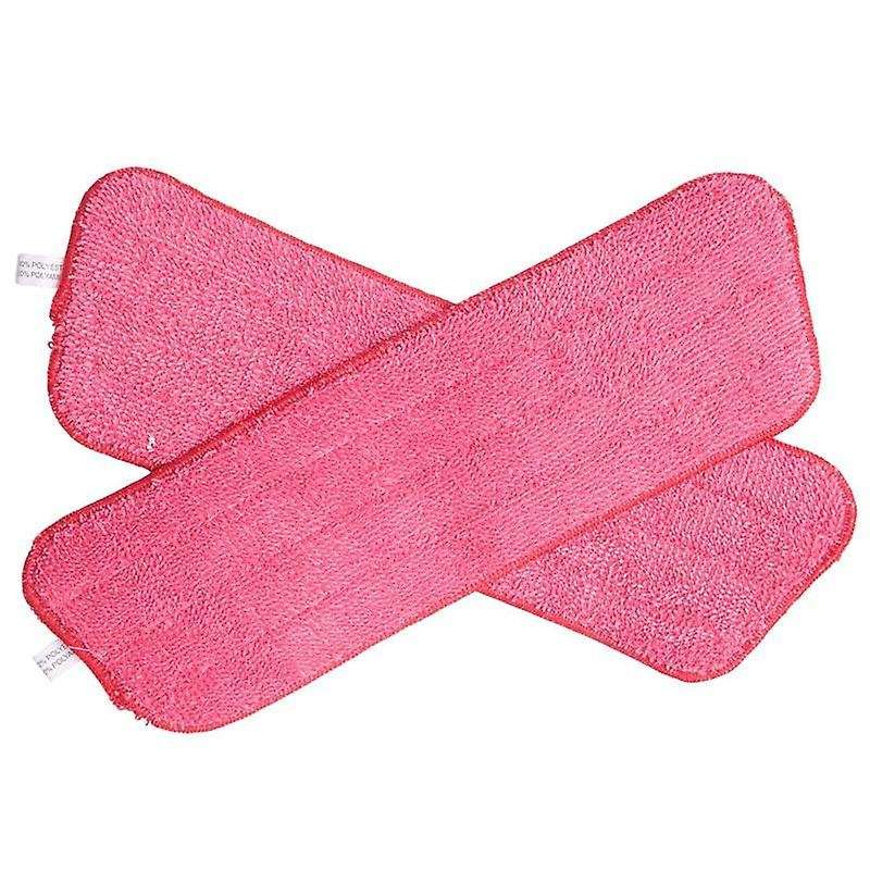 12pc Spray Mop Replacement Pads Reusable (green & Red)